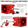 Saladulce IP66 Waterproof Industrial Siren with Strobe Light | 120dB