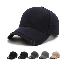 CheChury Men Baseball Cap Adjustable Plain Embroidery Trucker Cap Sports Casual Cap for UK Breathable Sun Hat for Women Unisex,Navy