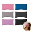TUYUU 6 Pack Washable Cotton Eye Pillow Covers, Removable Zippered