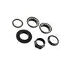 Motoforti 1inch Diameter Bike Headset Bicycle Head Parts Set Black