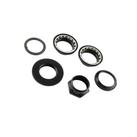Motoforti 1inch Diameter Bike Headset Bicycle Head Parts Set Black Long-lasting