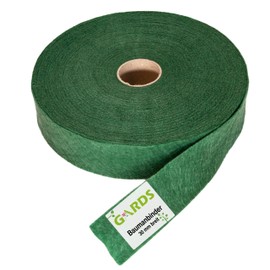 Gards® Baumanbinder - Fleece Tape - Garden Cord, 25 Metres, Breathable, Breathable, Breathable, Weather-Resistant, 100% Austria, 30 mm Wide, 200 g/m², Green