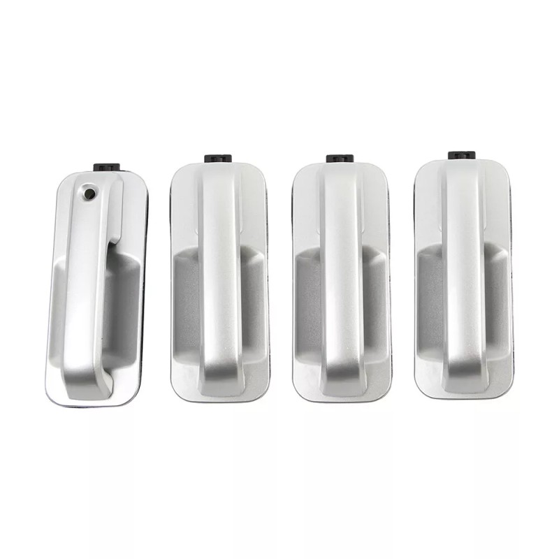 Unbranded 4Pcs For 2015-2020 Ford F-150 F150 Ingot Silver Door