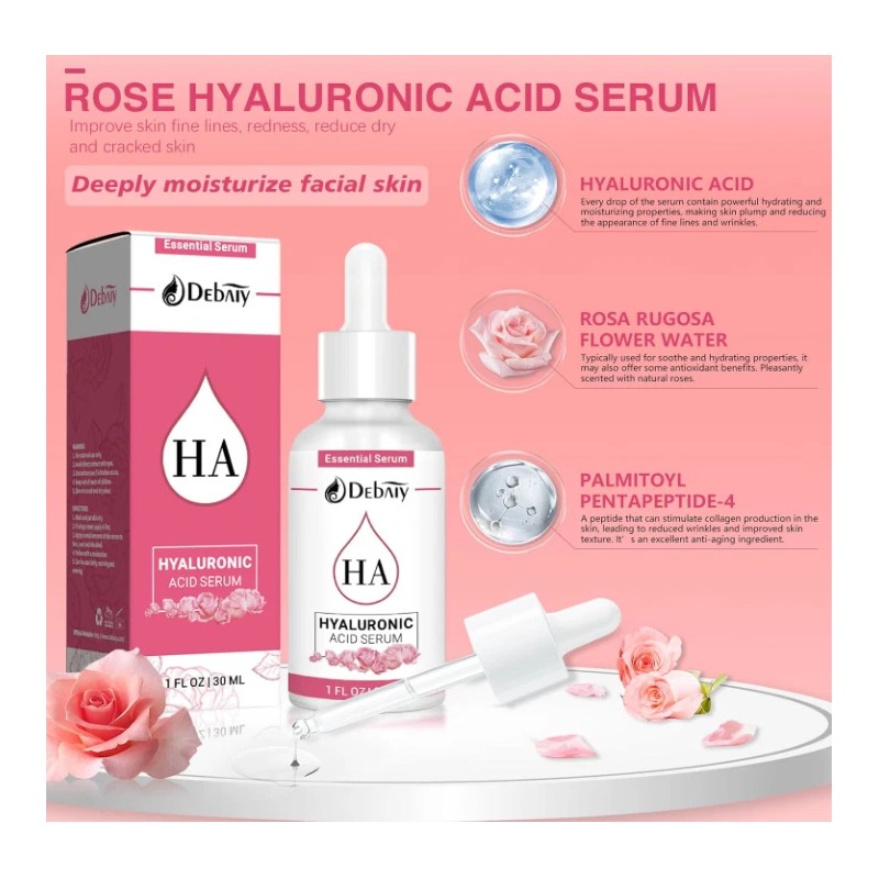 Debaiy 3 Debaiy Rose Hyaluronic Acid Anti Aging Wrinkle Hydrating