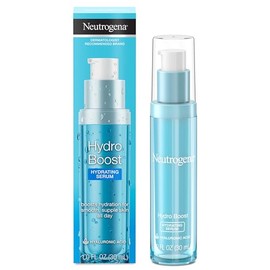 Neutrogena Hydro Boost Suero Hidratante con Ácido Hialurónico, Hidratante Facial para Piel Seca, Hidratante Sin Aceite No Comedogénico, 1 FL OZ