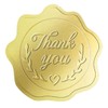 Gold Thank You Stickers
