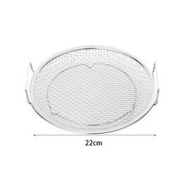 zaoalife Stainless Steel Frying Oil Filter Tray Frying Oil Drain Rack Wire Mesh Fried Food Filter Basket Pasta Strainer Colander for Washing Vegetables