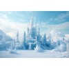 MIRRORANG 2,2x1,5m Ice Castle Backdrop Winter Fantasy Ice World Photography