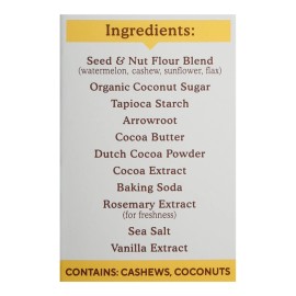 UD_Simple Mills Case of 6-Sweet Thins 4.25 oz Delicious Chocolate Brownie Nut & Kernel Snacks