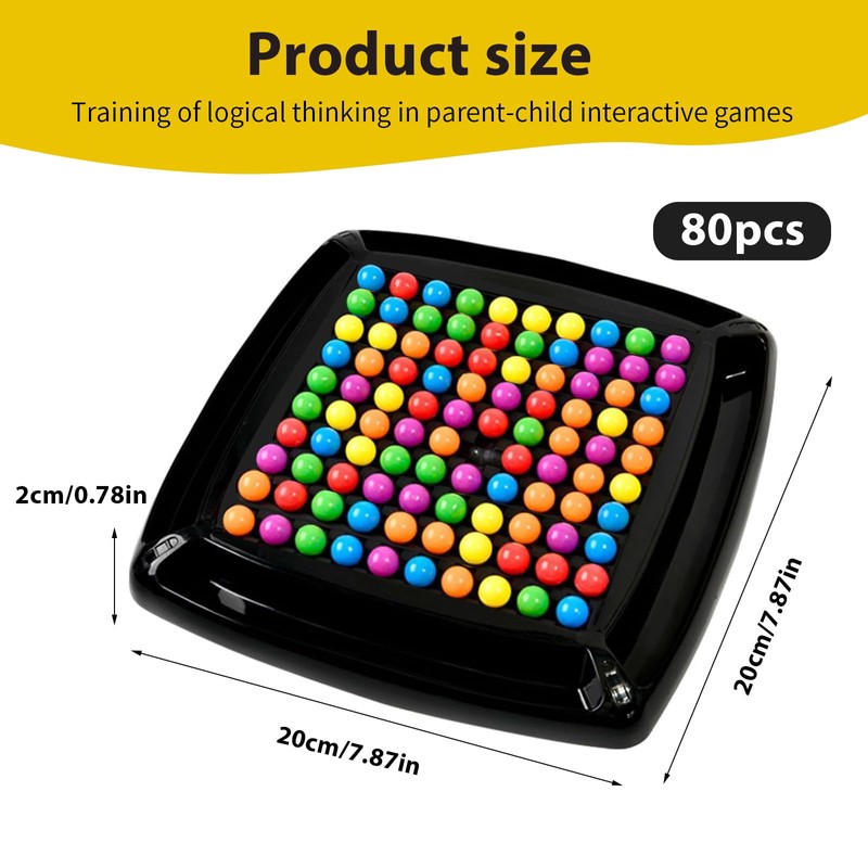 Intellectual Chessboard - Dual Duel, Intellectual Chess Board, Rainbow Ball