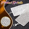 ACEDRE Rhinestone Bracelet Silver Bling Diamond Bracelets for Women