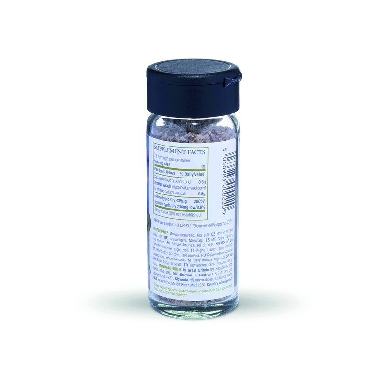 Seagreens, Seaweed & Sea Salt, The Mineral Salt (75g)