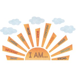 Teacher Created Resources Moving Mountains Road Trip Sun Positive Affirmations Bulletin Board (TCR9223)