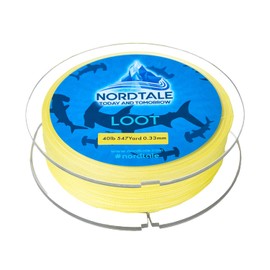 Nordtale Loot Braided Fishing Line (Yellow, 40lb 327yds)
