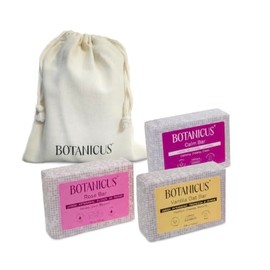Botanicus Pack de 3 Jabones Naturales Artesanales Lavanda, Vainilla, Rosas