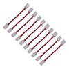 10pcs COB Strip Light Connector Professional Double Head 8mm 2