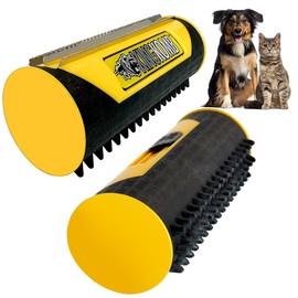 King Kanine Deshedding Dog Brush - Self Cleaning Deshedding Brush for Cats Dogs and Horses - Pet Comb for Grooming and Removing Loose Hair - Designed for Short to Medium Coats of All Stages