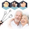 Vankcp 6Pack Telescopic Back Scratcher Set, Manual Extendable Black Bear