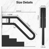 Handrails for Outdoor Steps, Stair Railing Indoor 1-3 Step -
