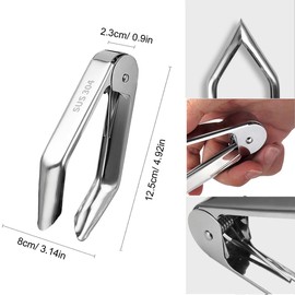 4.92-Inch 304 Stainless Steel Pineapple Eye Peeler,Potato Corer,Carrot Corer Tongs,Strawberry Huller,Metal Kitchen Gadget for Fruit and Vegetable