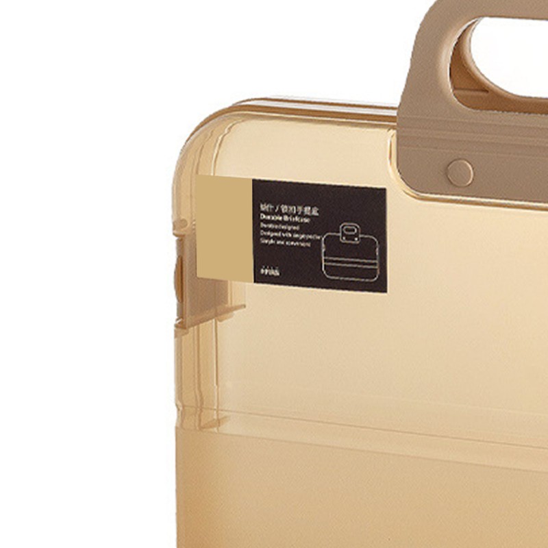 Clear Document Case Multipurpose Large Capacity Dustproof Waterproof A4 File