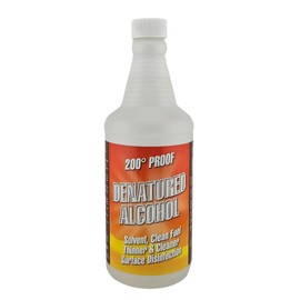 Quality Chemical Denatured Ethyl Alcohol 200 Proof - Laboratory Grade - 1 Quart (32 FL Oz Bottle) - Not for Use on Body or Skin - Made in USA - 32 oz (Pack of 1)