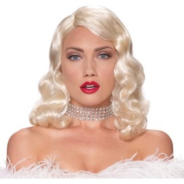 Mario Blonde Femme Fatale Wig