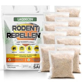 LAQDECDV Rodent Repellent, Mouse Repellent, Mice Repellent Indoor, Rat Repellent for House, Rodent Repellents for Cars-10P