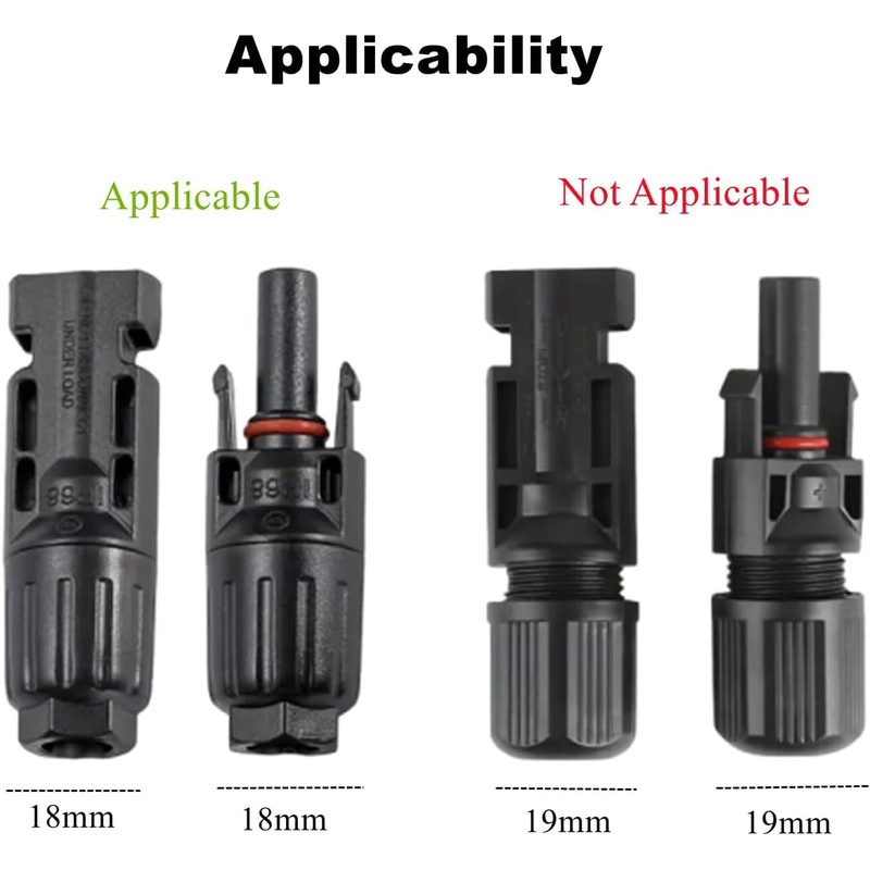 T TAKONE 2 Pieces MC4 Tool, Alloy MC4 Solar Plug