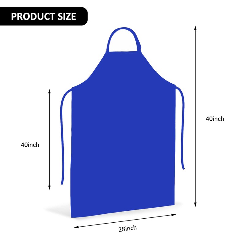 GoldPig 1 Pack Waterproof Apron Rubber Vinyl Heavy Duty Aprons