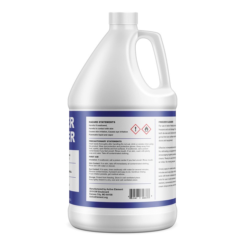 Active Element Freezer Cleaner - 4 Gallon - Deices and