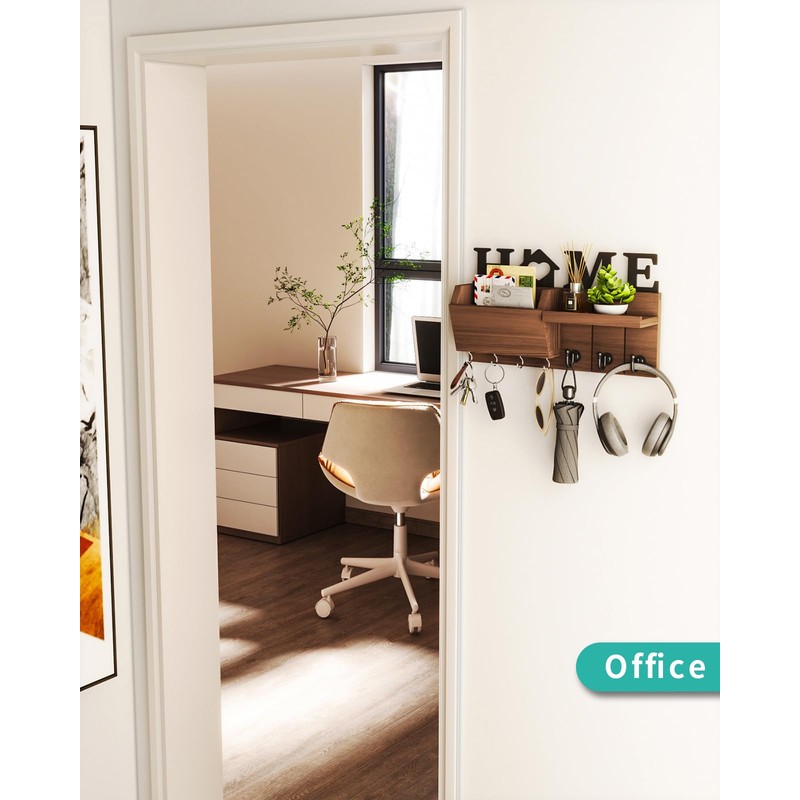 HapiRm Key Holder for Wall, Key Hanger with Home Design,
