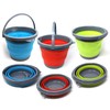 Bramble - 3 Collapsible Space Saving Portable Buckets, 5 Litre