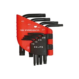 FACOM 89.JP6 Torx Allen Wrench Set in Grab Handle, 6 Pieces, 1 Piece