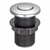 sourcing map Garbage Disposal Air Switch Button 32mm Dia 304