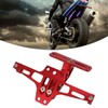 CNC License Plate Holder, Motorcycle License Plate Holder, Adjustable, CNC