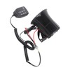 50W 120dB Car Loud Horn 6 Sounds Emergency Warning Alarm