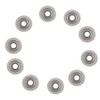 Akozon U Groove Bearing, Pack of 10 U Deep Groove