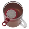 AdHoc TE34 MagTea Magnetic Tea Filter with Drainer MagTea, Red,