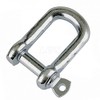 Untested Galvanised Screw Type D-Shackle - Pin Diameter: 20mm Jaw