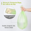 Bathroom Trash Bags Black 2.6 Gal 80cts, Compostable Small Trash
