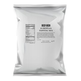 DEEP RICH European Cappuccino Topping Mix 1 lb (For Use In Bean To Cup Machines)