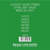 GID Jid STRINGS Series GS-AG10 Acoustic Guitar Strings 10-47 EXTRA