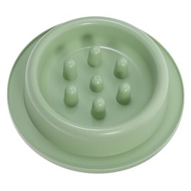 Comedero Lento Antiahogo para Perros Cuenco Grueso Resistente Diseño Antiderrames