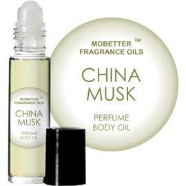 MOBETTER FRAGRANCE OILS China Musk Perfume Body Oil 1/3 oz roll on Glass Bottle