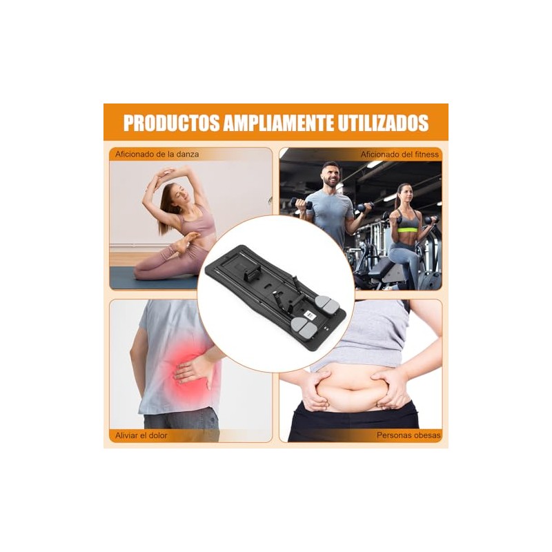 Tabla Deslizante de Pilates 5 en 1, Tabla Abdominal Plegable,