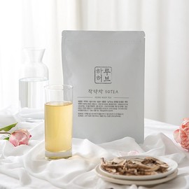 Haru Herb Domestic Peony Tea Large Capacity 50 Tea Bags 1+1 Total 2 Packs / 하루허브 국내산 작약차 대용량 50티백 1+1 총2팩