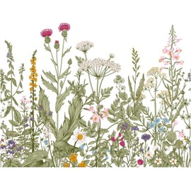 1pc (14"X10") Plant Leaves Flowers Toilet Seat Lid Stickers PVC Sticker Removable Self-Adhesive Restroom Decor Art Decoration Toilet Lid and Tank Covers