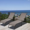 Giantex Set of 2 Adjustable Patio Chaise Lounge, Outdoor Folding