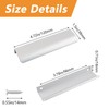 MOROBOR Finger Edge Pulls, 8pcs Hidden Drawer Pulls Modern Style